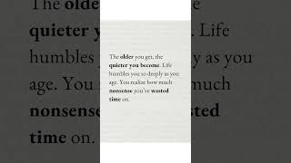 As You Grow older,You stop reacting to everything #dailyquotes #motivational #shorts #mindset