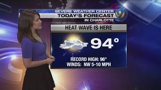 Monday afternoon's forecast update by Meteorologist Jaclyn Shearer