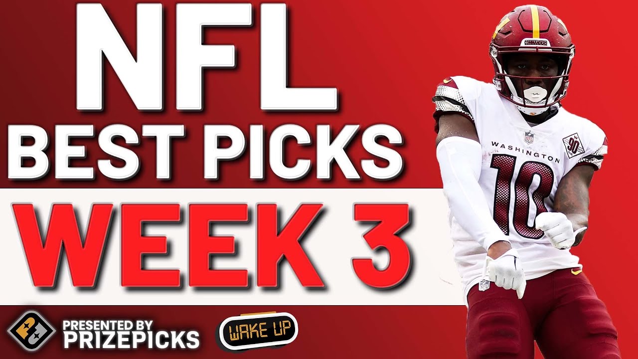 BEST Week 3 NFL Player Picks on PRIZEPICKS