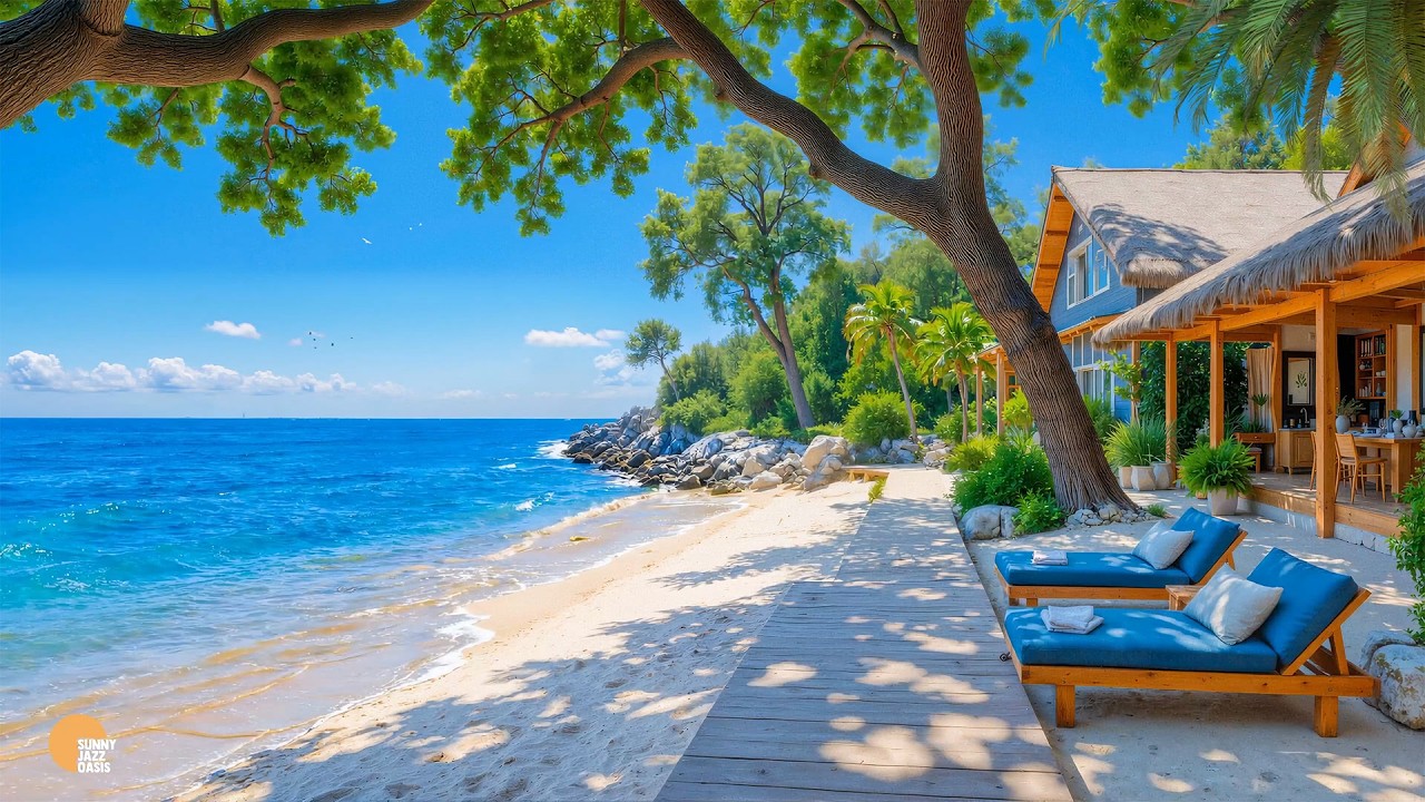 Positive Jazz Morning Escape – Bossa Nova with Sun and Sea Calm for a Peaceful Start Today