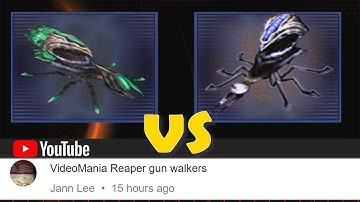 Reaper-17 Shard Walker vs Scrin Gun walker