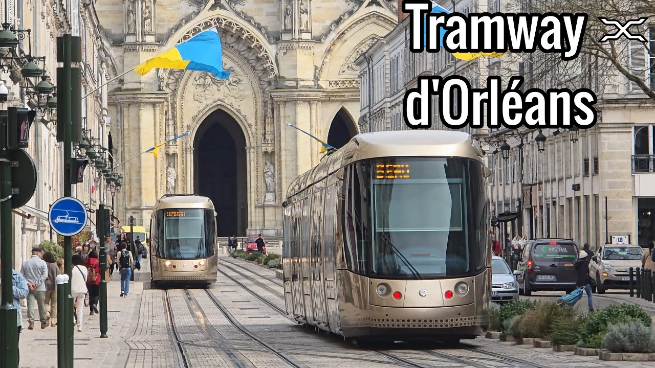 Tramway d'Orléans | Orléans | Alstom Citadis | Centre-Val de Loire | France