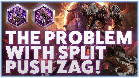 Zagara Nydus - THE PROBLEM WITH SPLIT PUSH ZAG! - Grandmaster Storm League