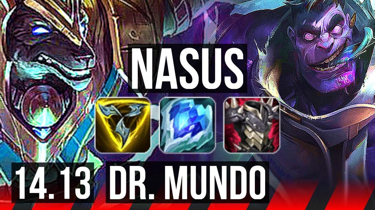 NASUS vs DR. MUNDO (TOP) | 8/1/3, Rank 7 Nasus | JP Grandmaster | 14.13