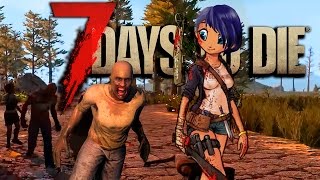 Ночная бойня у автоцентра! 7 Days to Die с модами! Кооператив с девушками, всё ок!