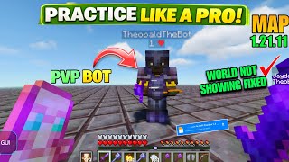 How to add PVP BOT Practice Map for Mojo Launcher 🤯 | Minecraft Java 1.21.11  screenshot 1