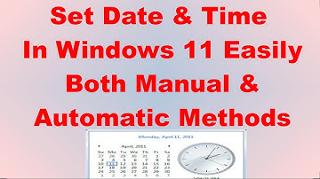 Set Date and Time in Windows 11 Easily Both Manual & Automatic Methods