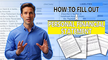 How to fill out a Personal Financial Statement(PFS): Step By Step