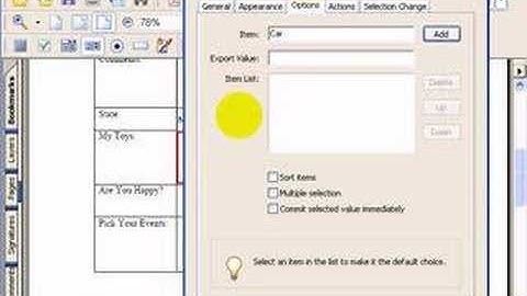 How To Build PDF Forms In Adobe Acrobat 6 of 14