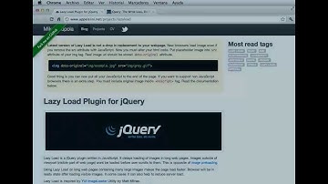 Tutorial: Carga de imágenes bajo demanda. Lazy Load - JQUERY (lección 3)