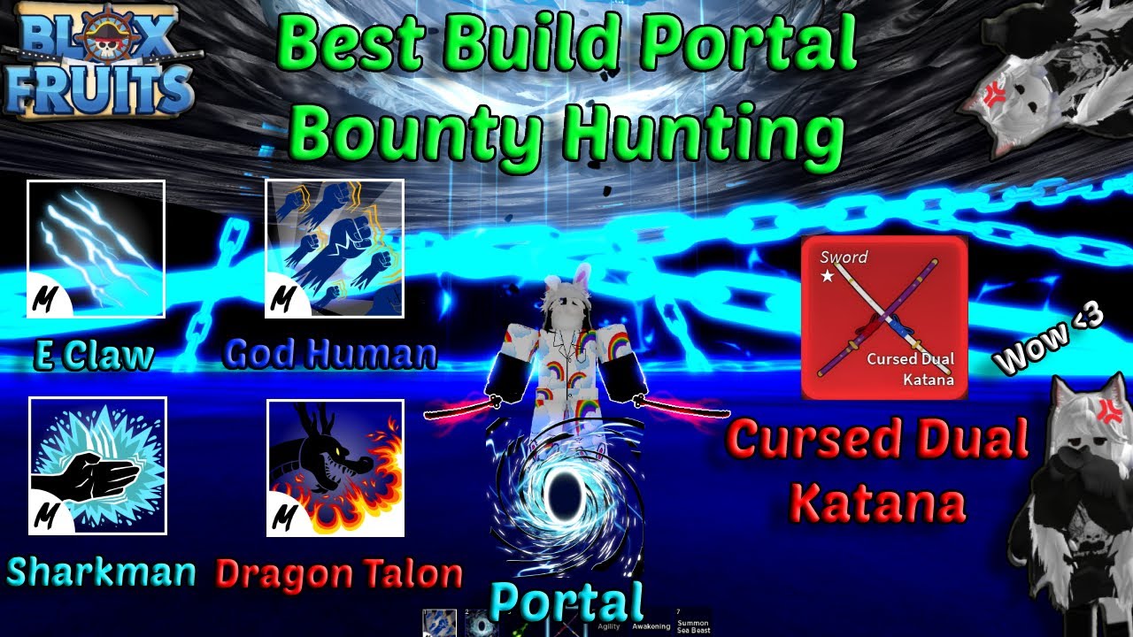 60M Bounty Pirates  God Human + CDK/Dark Blade + Portal/Rumble