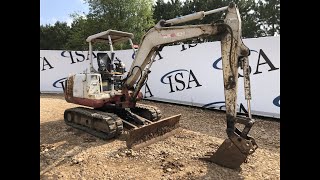 Lot 2157: 2005 Takeuchi TB135 Mini Excavator Will Be Sold At Auction!