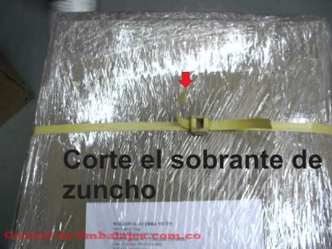 CÓMO ZUNCHAR CON ZUNCHO PLASTICO