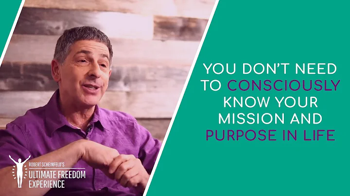 You Do Not Need To Know Your Mission and Purpose I...