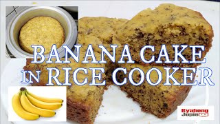 BANANA CAKE IN RICE COOKER