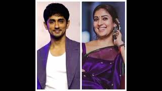 Siddharth👦 VS Nayanthara👧 #ennasolla #actorsiddharth #actressnayanthara