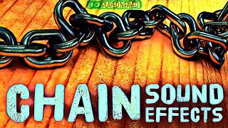 Chain Sound Effects / Thick Metal Industrial Chains Dragging and Laying Down / Royalty Free