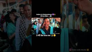 Indore to Omkareshwar 85KM Ride 🛵 | 3 Hours Waiting in Temple Line 😱 | Honda SP125 Ride With Mohit