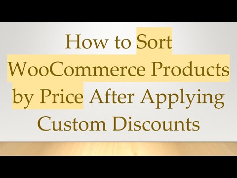 How to Sort