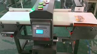 Techik IMD-I-4020 metal detector with push rejector Profile