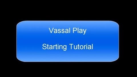 Case Blue/Vassal Tutorial - 1 - Starting a game.