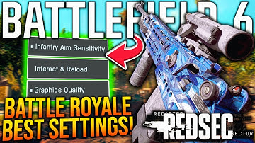 BATTLEFIELD 6 BATTLE ROYALE: BEST SETTINGS To Use! (REDSEC Controller, Graphics, Gameplay Settings)