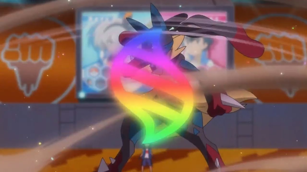 Ash's Mega Lucario - YouTube