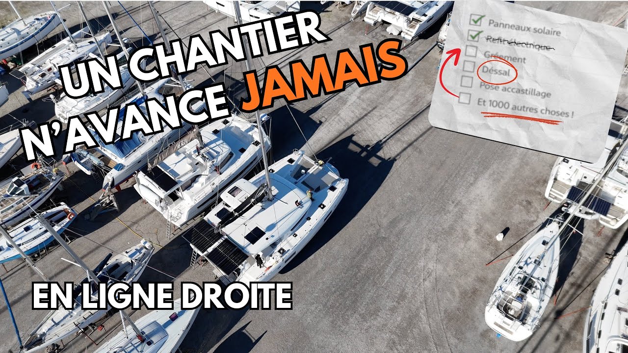 ⁣On pensait avancer… la vraie réalité du chantier avant le grand voyage