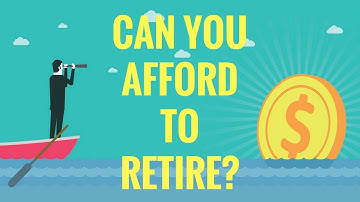 Can YOU Afford to Retire? | 4% Rule Explained | Safe Withdrawal Rate