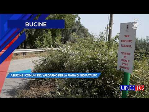 A Bucine i comuni del Valdarno per la piana di Gioia Tauro.