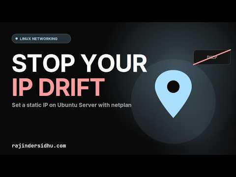#2 Setup a static IP address on Ubuntu server - YouTube