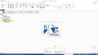#55  solid edge tutorial addition of logo | adding of photos or logo in solid edge st10