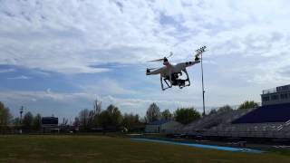 Zenmuse H4-3D gimbal at work.