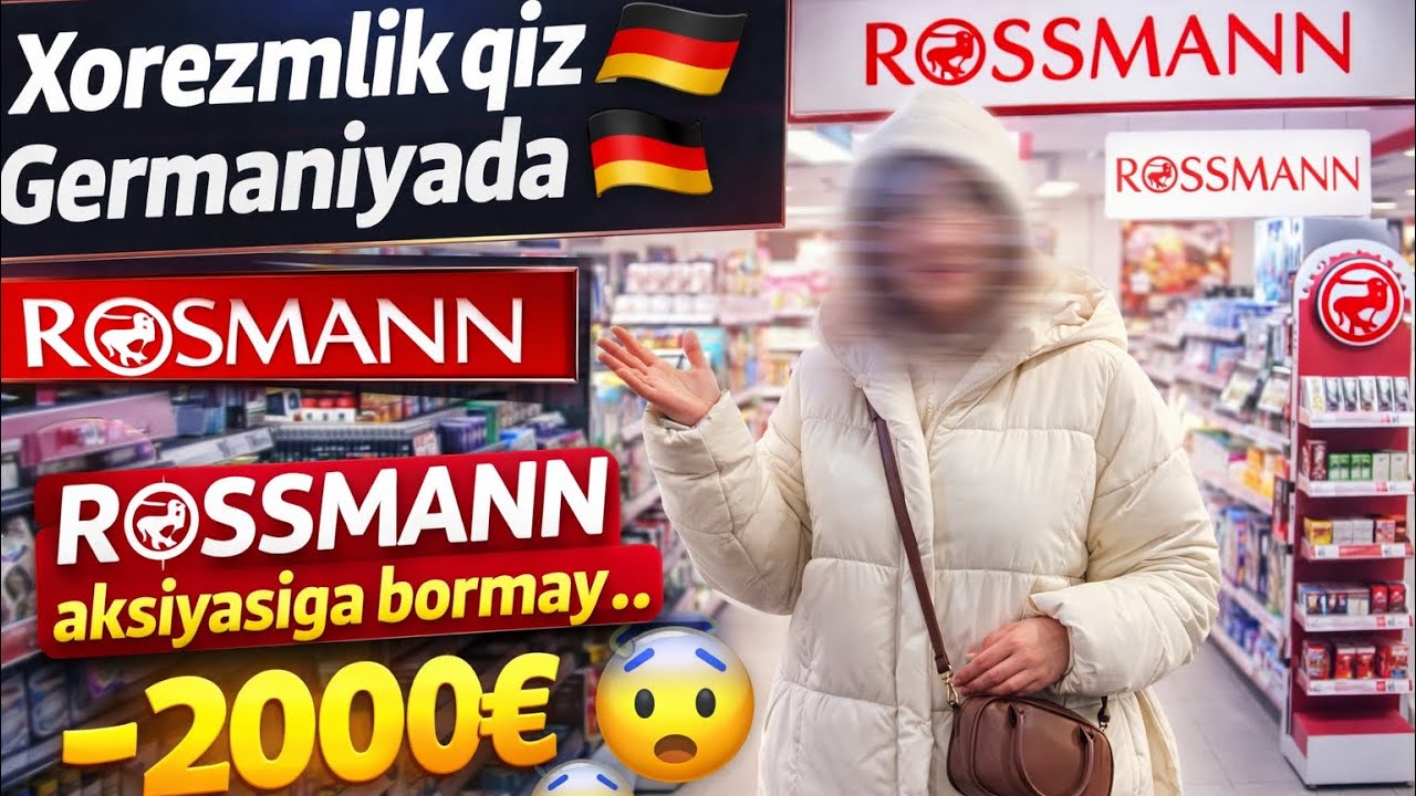 Германия 🇩🇪 да магазин айланиб гаплашамиз, 2000 € минус нимага? 🙁