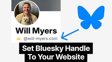 Set Bluesky Handle To Your Website