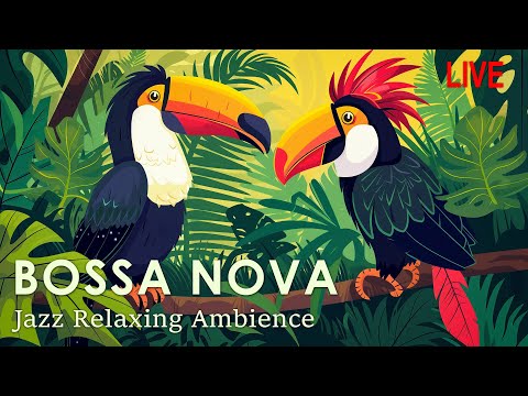 ☀️ Bossa Nova Jazz | Tropical Jazz &amp; Brazilian Vibes for Positive Mood – Relax &amp; Chill 24/7