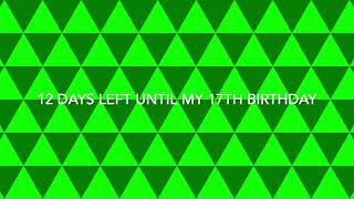 12 days left until my 17th birthday 🎂 Profile