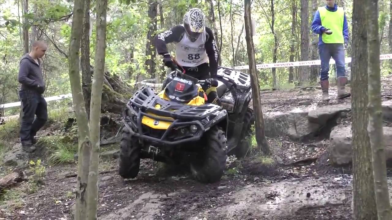 Épreuve de Trial Quad à Partille (Suède) YouTube