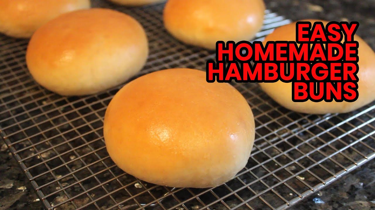My simple burger bun recipe YouTube