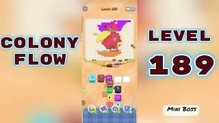 Colony Flow Level 189 Walkthrough 🐜 | Ant Colony Puzzle Gameplay | Mini Boss