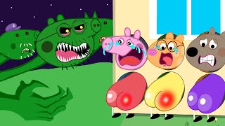 Zombie Apocalypse, Zombies Appear At The Maternity Hospital‍♀ | Peppa Pig Funny Animation