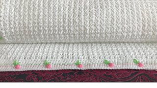 Easiest crochet baby blanket/Craft & Crochet blanket pattern 4027
