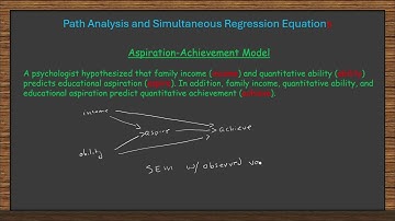 Path Analysis (Part 1): When do we use path analysis?