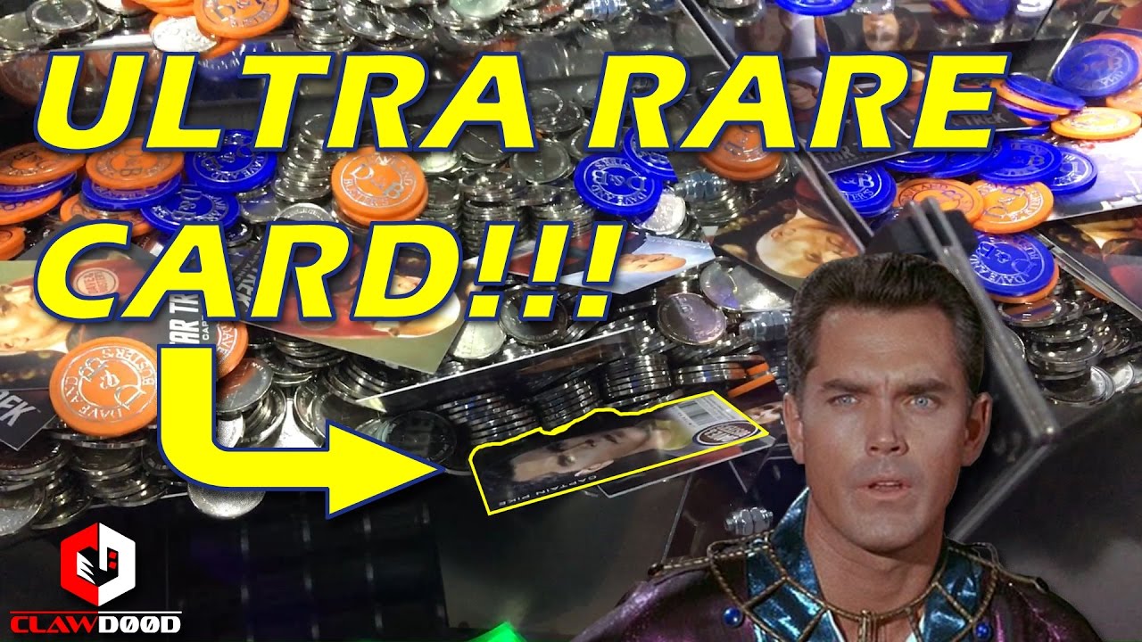Winning The ULTRA RARE Card! | Star Trek Coin Pusher at Dave and Busters |  Arcade Ticket Jackpot! - YouTube