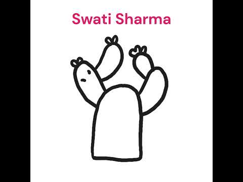 How to draw a Cactus: Kids Art Lesson Plan, Spring Art Plan, कैक्टस बनाना सीखें