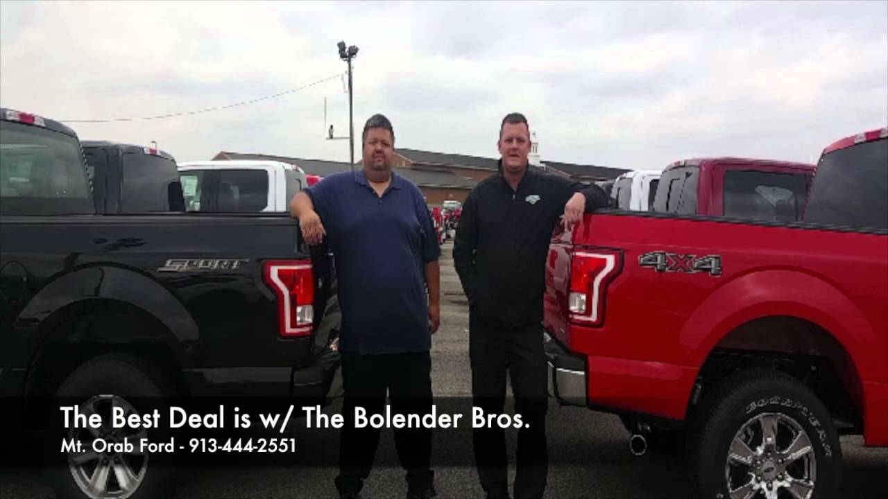 Bolender Brother's Deals of the Week at Mt. Orab Ford in Ohio YouTube
