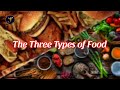 The three types of food  choice by analysis