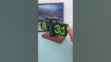 Super advanced automatic page-turning clock #FlipClock #Desktop  #gadget