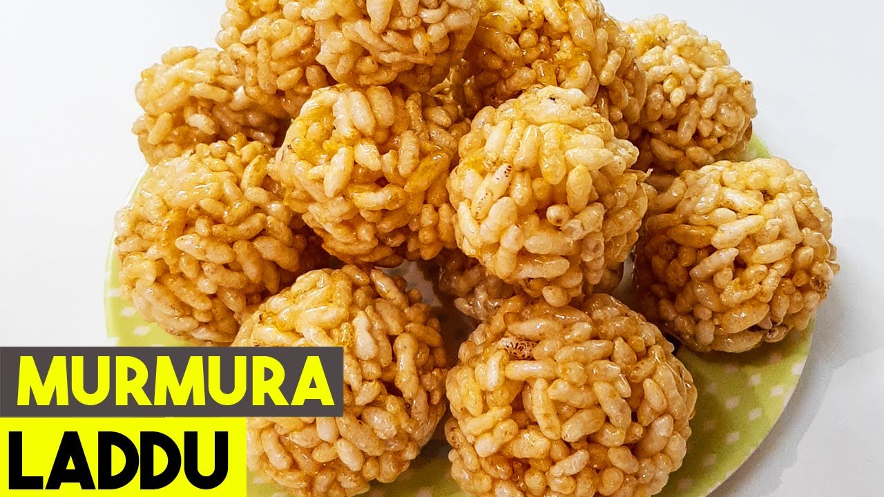 Murmura Laddu Recipe Puffed Rice Laddu Lai ke laddu Easy and Quick Kids Recipe