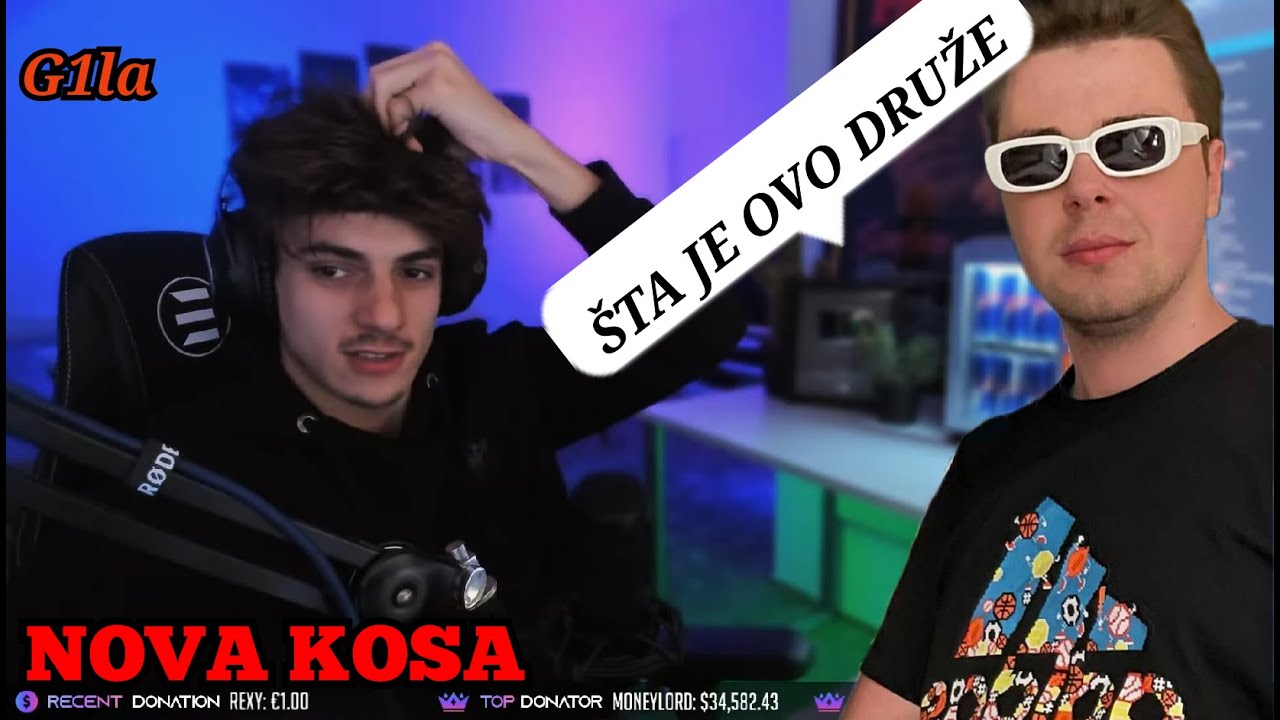 TWAJS REAKCIJA NA NUGATOVU NOVU KOSU (djesi kupio tu kapu) 😂 - YouTube